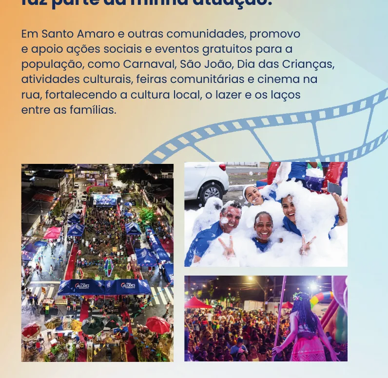 Ações culturais e comunitárias