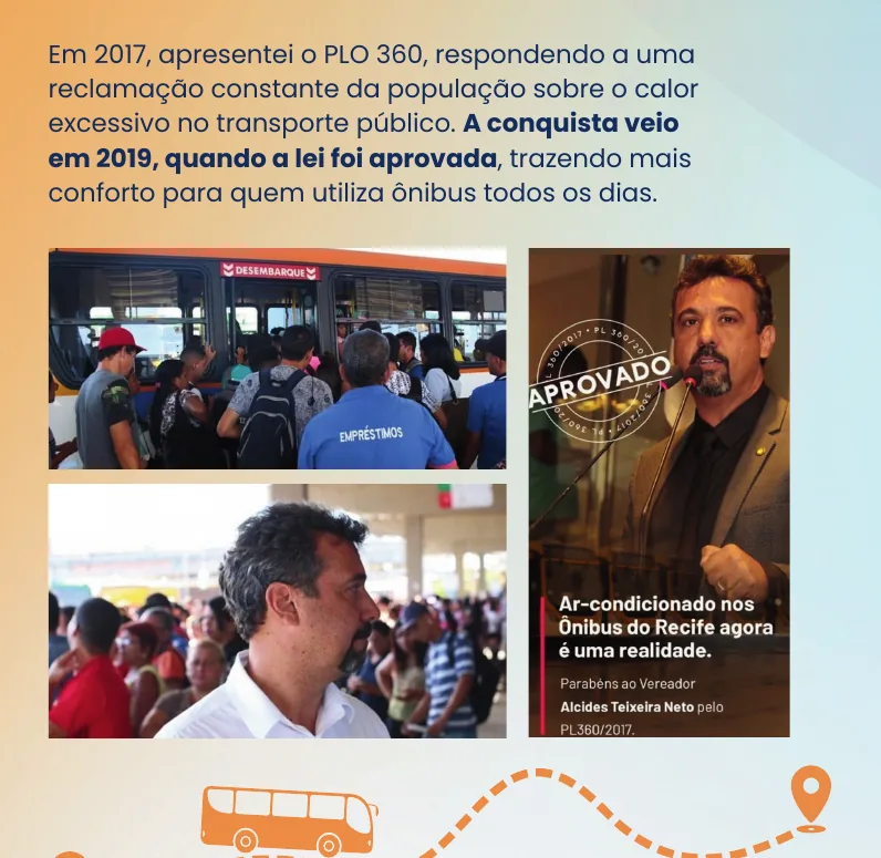 Material sobre transporte público